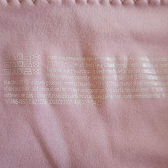 Victoria’s Secret High Rise Pastel Rainbow Side Pockets Yoga Pants Leggings Sz 8 - Picture 9 of 9